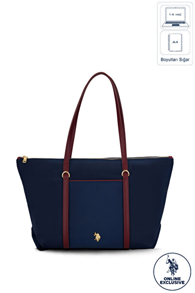 U.S. Polo Assn. Lacıvert-Bordo Kadın Omuz Çantası Us26310 Online Exclusive