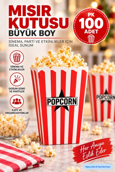 Mısır Kutusu Büyük (Pk 100 Adet)
