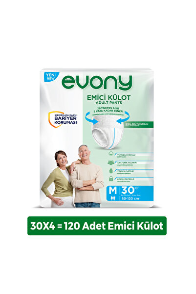 Evony Emici Külot Unisex M Beden 120 Adet