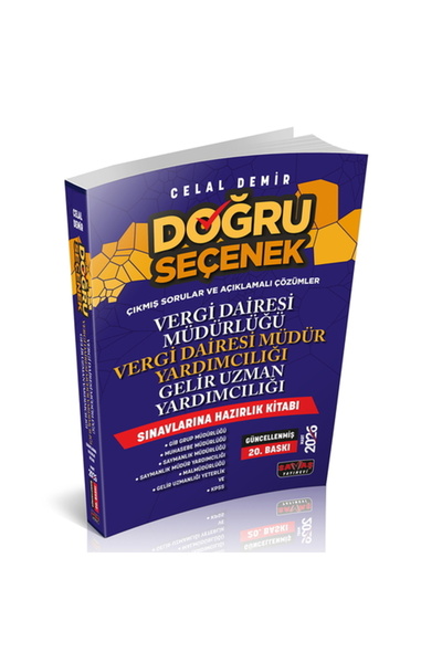 Savaş Yayınevi Doğru Seçenek Vergi Dairesi Müdürlüğü, Gelir Uzman Yardımcılığ...