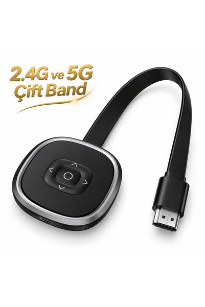 ULTRATEKNO G20 4K Kablosuz Görüntü Aktarıcı 2.4G 5G Dual Band WiFi HDMI Miracast AirPlay Ekran Yansıtıcı