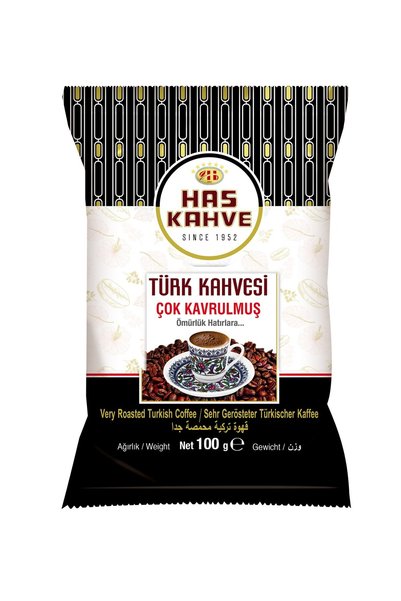Has Kahve Very Roasted Has Turkish Coffee 100 Gr