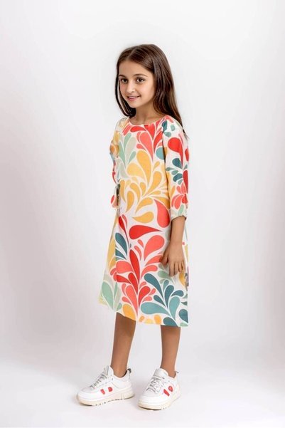 OEMS Children's Linen Dress - XS