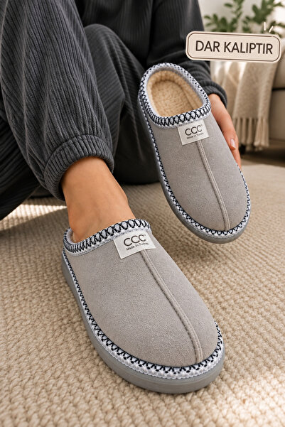 Slipcat Women'S, Suede Textured, Fur Lined, Embroidery Detailed, Warm, Soft S...