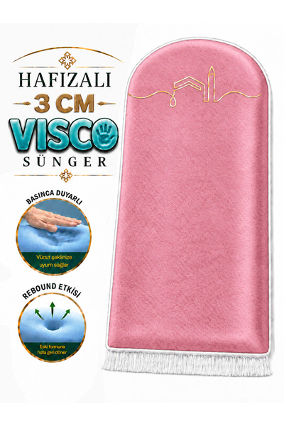 Carpetella 3 CM Ortopedik Süngerli Visco Seccade Hafızalı Yumuşak Diz Ağrıtma...