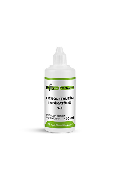 Fenolftalein İndikatör Solüsyonu %1 - 100 mL