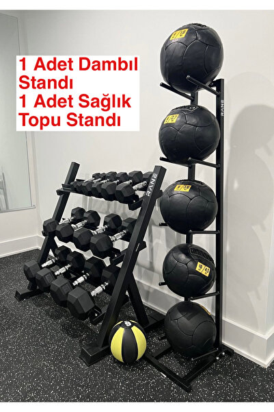 Rane Fitness Equipment 1 Adet Dambıl Standı 1 Adet Sağlık Topu Standı