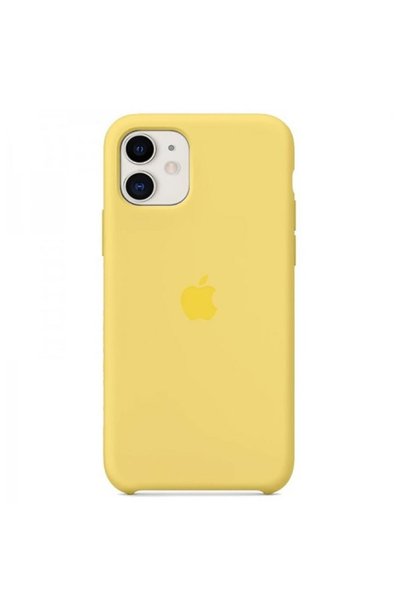 Apple iPhone 12 Mini Κίτρινη Θήκη Σιλικόνης