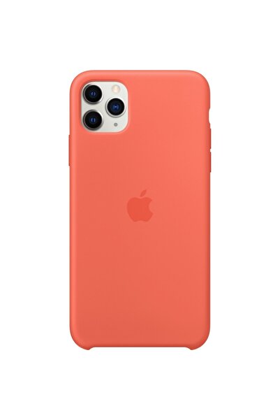Apple iPhone 11 Pro Max Πορτοκαλί Θήκη Σιλικόνης