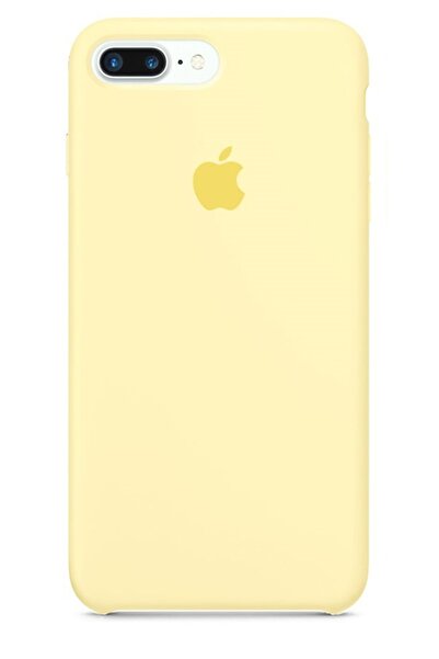 Apple iPhone 7/8 Plus Κίτρινο Ανοιχτό Θήκη Σιλικόνης
