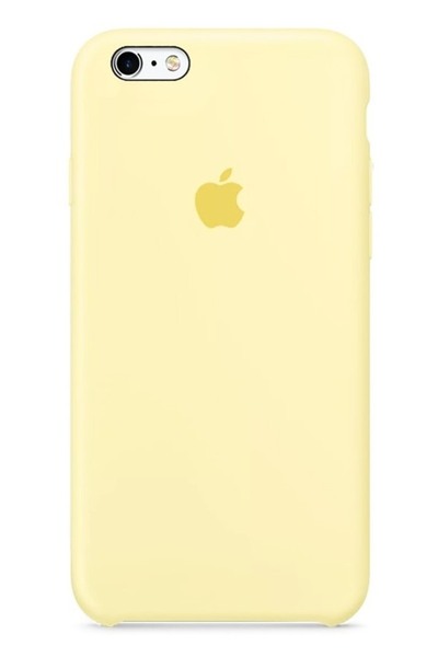 Apple iPhone 6/6S Κίτρινο Ανοιχτό Θήκη Σιλικόνης