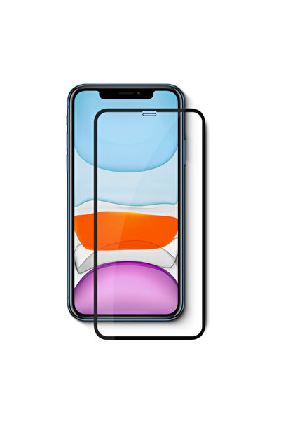 Vivid Πλήρες σκληρυμένο γυαλί για iPhone XR/11 Μαύρο