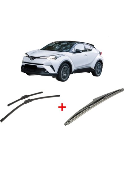 Bosch Set of 3 wipers TOYOTA C-HR (_X1_) 2016, for windshield and rear window...