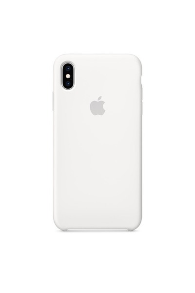 Apple iPhone XS Max Λευκή Θήκη Σιλικόνης