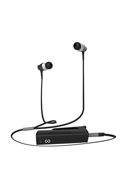 Celly Δέκτης Bluetooth με στερεοφωνικά ακουστικά 3,5 χιλιοστών, Μαύρο
