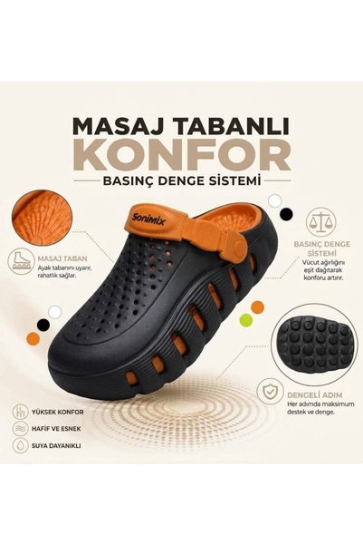 Sonimix Masaj Tabanlı Comfort Sandalet / Terlik
