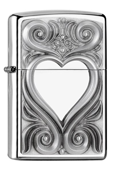 Zippo 250 Heart Antique Embl.