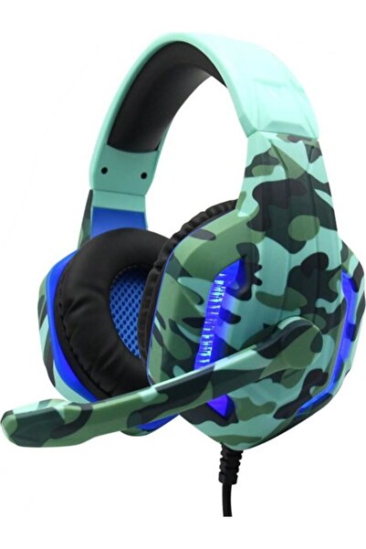 Komc G312 Ακουστικά Gaming 3.5 χιλ. Στρατιωτικό Μπλε