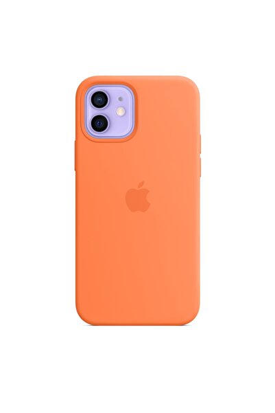 Apple iPhone 12/12 Pro Πορτοκαλί Θήκη Σιλικόνης