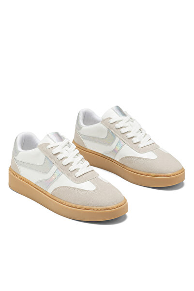 SOLİN SHOES حذاء رياضي نسائي ذو نعل حراري وشريط جانبي وأربطة، مناسب لعلاج تقو...