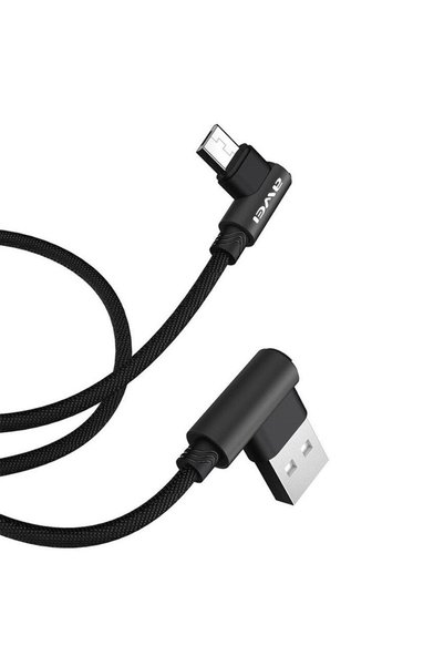 AWEI Καλώδιο USB 2.0 Micro USB Μαύρο