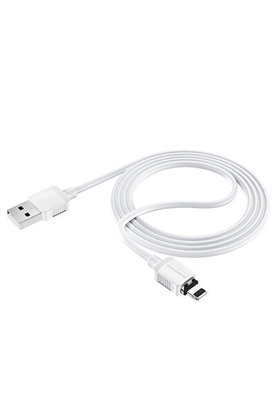 Borofone Cablu de Date BX57 USB A - Lightning Magnetic 1M 2A - Alb