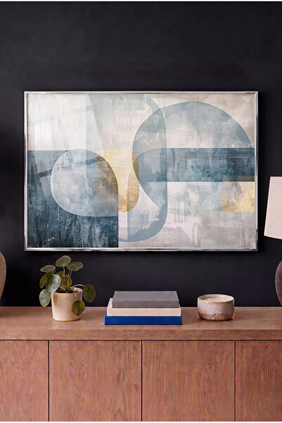 Zevahir Mobilya Dekorasyon Horizontal Glass Table with Layered Intersection C...