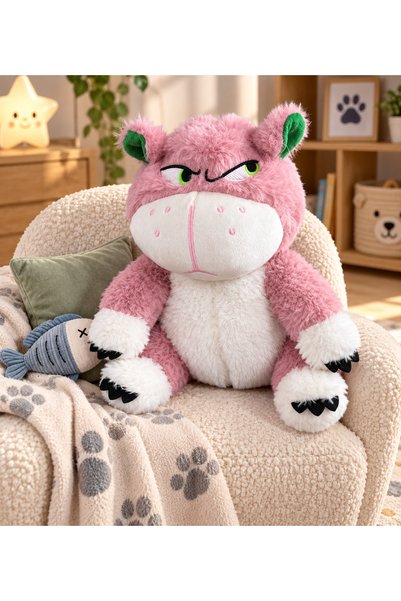 NUNU 35 cm Grumpy Cat Plush Toy Cute Facial Expression Soft Sleeping Companion Gift for Lover
