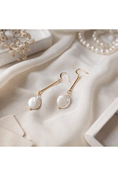 Due Stelle Duestelle σκουλαρίκια με επιχρύσωση 18K WHITE PENDANTS