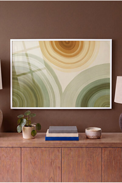Zevahir Mobilya Dekorasyon Botanical Cycles Themed Horizontal Glass Tabletop ...
