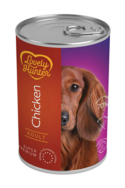 Lovely Hunter Hrana umeda pentru pentru caini adulti pe baza de carne de pui,...