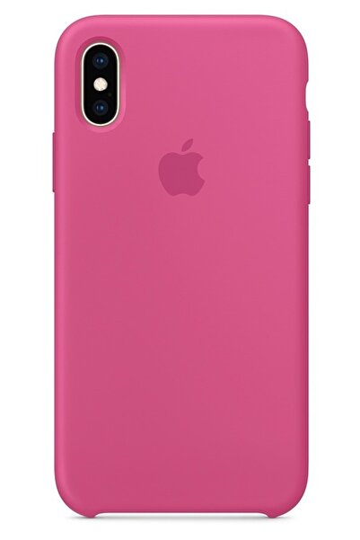 Apple iPhone XS Max Φούξια Θήκη Σιλικόνης