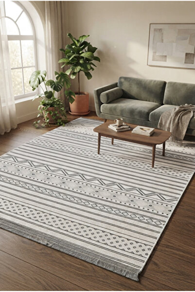 Eco Concept Antiquus Serisi Sade Düz Modern Eskitme Bambu Polyester Pamuk Tab...