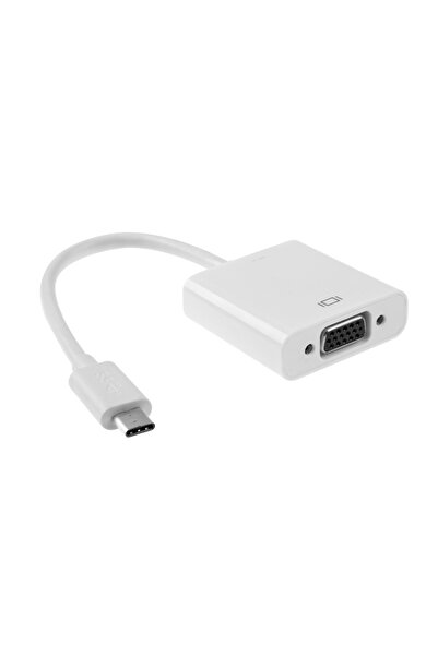 NO BRAND Μετατροπέας USB Type-C σε VGA, Χωρίς μάρκα, Λευκό - 18290