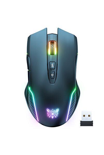 Onikuma Ποντίκι Gaming CW905 Επαναφορτιζόμενο Ασύρματο RGB 7D Μαύρο - 770