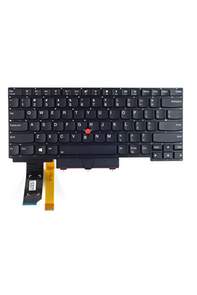 Tradebit Tastatură pentru Lenovo ThinkPad E14, retroiluminare LED, QWERTY US