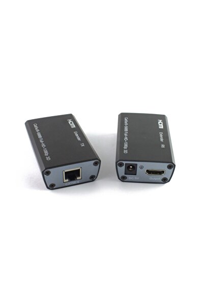 OEM Επεκτατήρας HDMI-CAT-HDMI 60M, OEM, Μαύρο - 18228