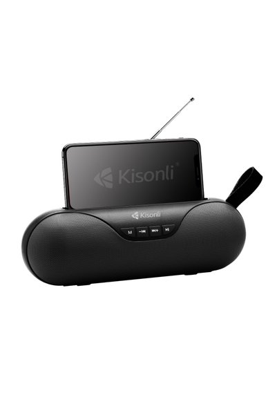 Kisonli Ηχείο KS-1992 Bluetooth USB SD FM Μαύρο - 22122