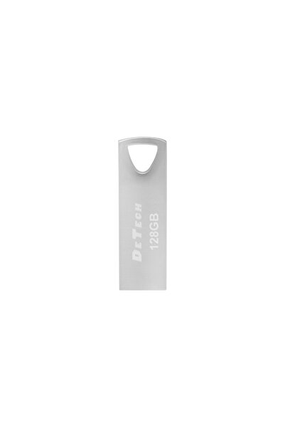 DETECH Μονάδα Flash USB 128GB USB 3.0 Ασημί