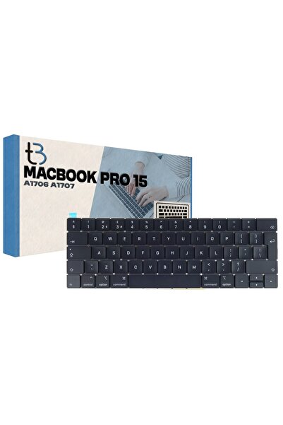 Tradebit Tastatură laptop MacBook Pro A1706 A1707 QWERTY UK cu iluminare de f...