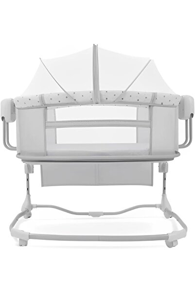 Mastela Deluxe 3 in 1 Electric Swing Bedside Crib, Intelligent Baby Bassinet