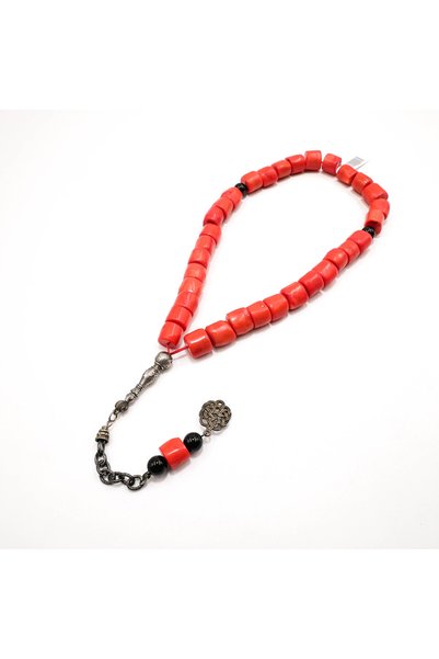 Generic Brand Treated Bamboo Rosary Prayer Beads – 33 Beads, 12–14.5mm Barrel...