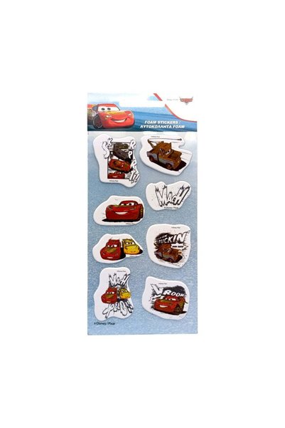 GİM Αφρώδη Αυτοκόλλητα Disney Cars
