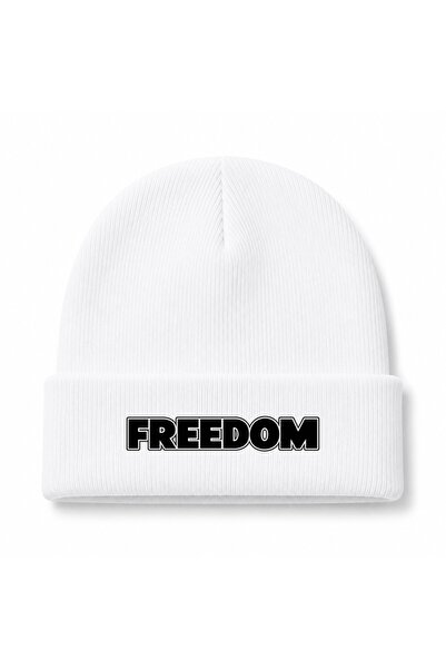Rabona Fashion Freedom Bold Statement Graphic Beanie
