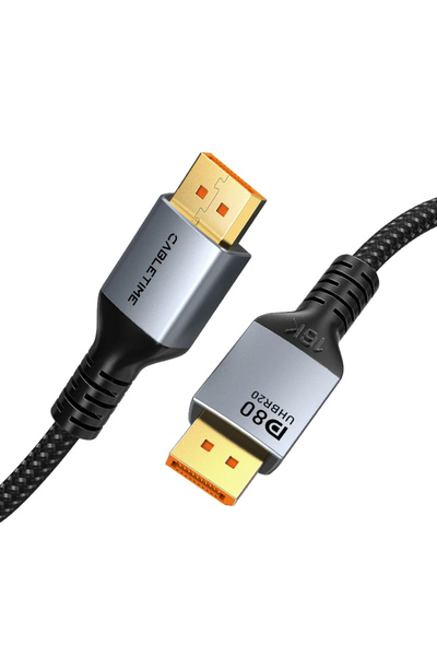 Cabletime Καλώδιο DisplayPort 2.1 CT-DP16K Πιστοποιημένο VESA 16K/60Hz 80 Gbp...