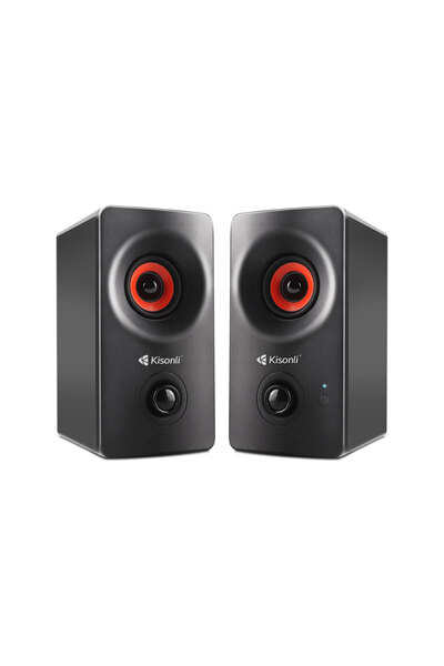 Kisonli AC-9002BT Ηχεία, Bluetooth, 2x5W, 220V, Μαύρο - 22146