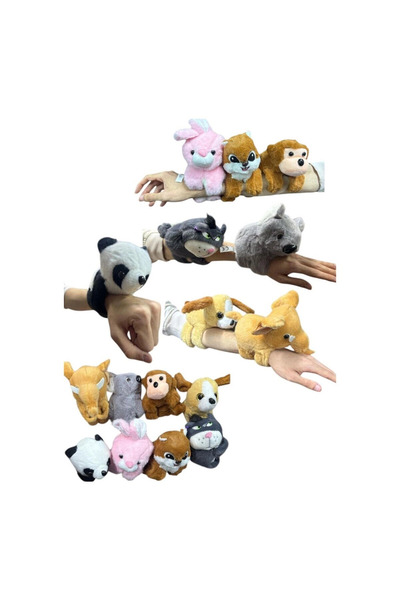 Generic Brand Plush Animal Figure Attached to Wrist 16 cm Children's Toy Wris...