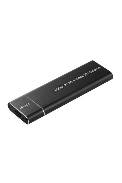 DETECH Θήκη SSD DeTech, M.2 SSD NVMe, USB3.1 Type-C, Μαύρο - 17863