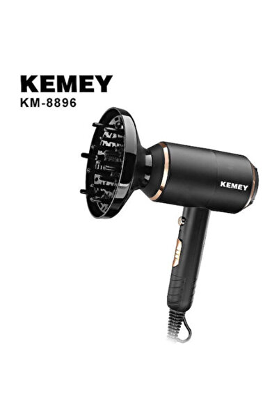 Kemey KM-8896 Ιονικό Επαγγελματικό Σεσουάρ Μαλλιών με Φυσούνα – 1700W