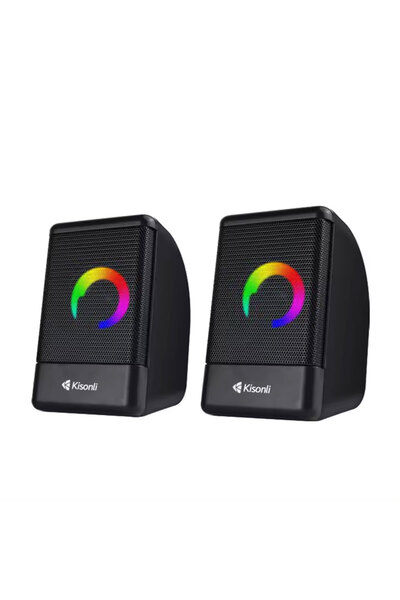Kisonli Ηχεία L-8080, AUX, 2x3W, Μαύρο - 22236